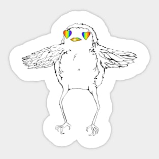 lovebird : pride edition Sticker